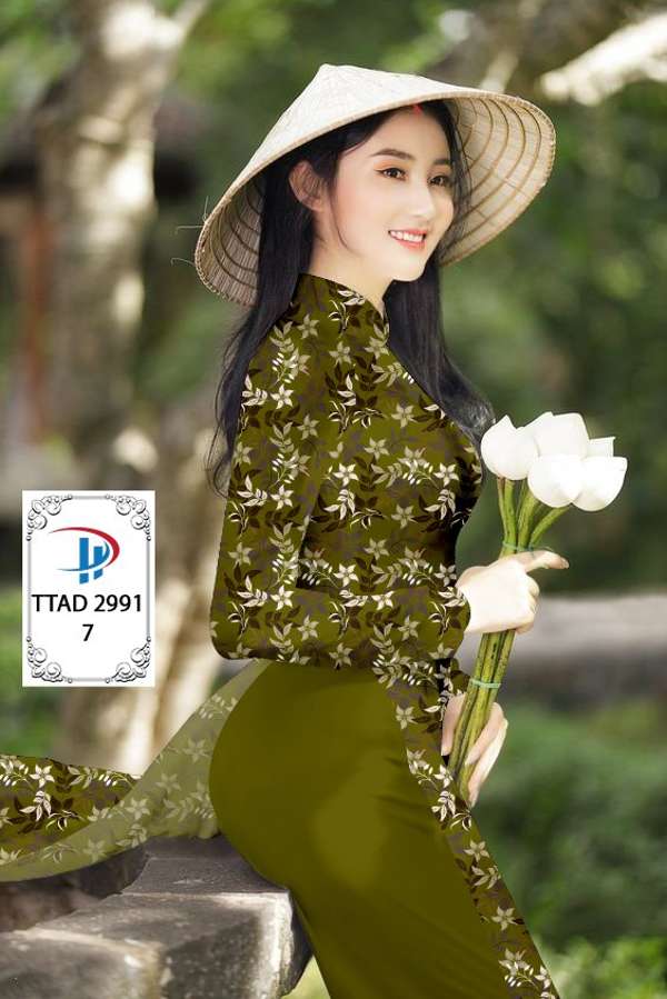 Vải Áo Dài Hoa Đều AD TTAD2991 17